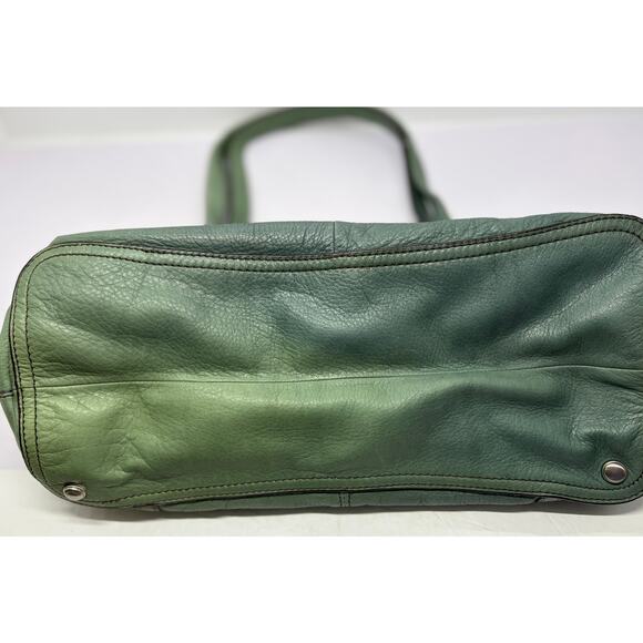 B. Makowsky Green Genuine Leather Shoulder | Mercari B Makowsky Y2K Vintage Soft Green Leather Satchel Purse Shoulder Bag